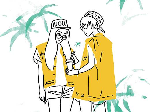 朋友一起喝杯茶（個人主頁-ZMjc3ODAyMDQ=） - 創(chuàng)作習(xí)作 - 站酷設(shè)計師馨元畫畫畫原創(chuàng)素材 - 站酷ZCOOL