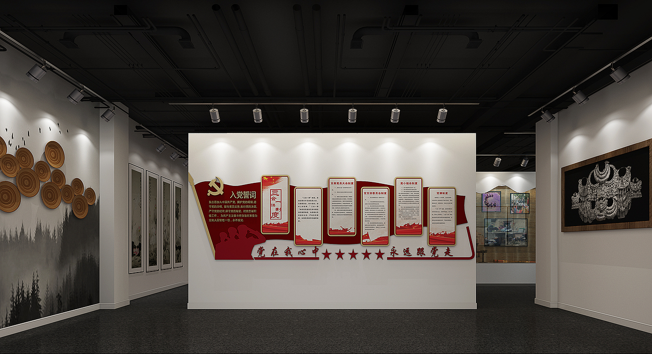 彝族展厅（图ZMTU1Mzc5MjY0） - 家装设计 - 站酷设计师小小萌啊原创素材 - 站酷ZCOOL