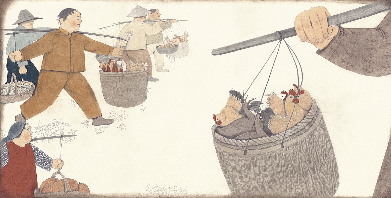 《爷爷和他的朋友们》浙江教育出版社（图ZMjIwMjQzMjky） - 绘本 - 站酷设计师梁灵惠原创素材 - 站酷ZCOOL