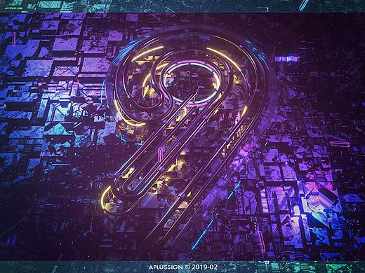 梅红C4D周练：数字部分练习