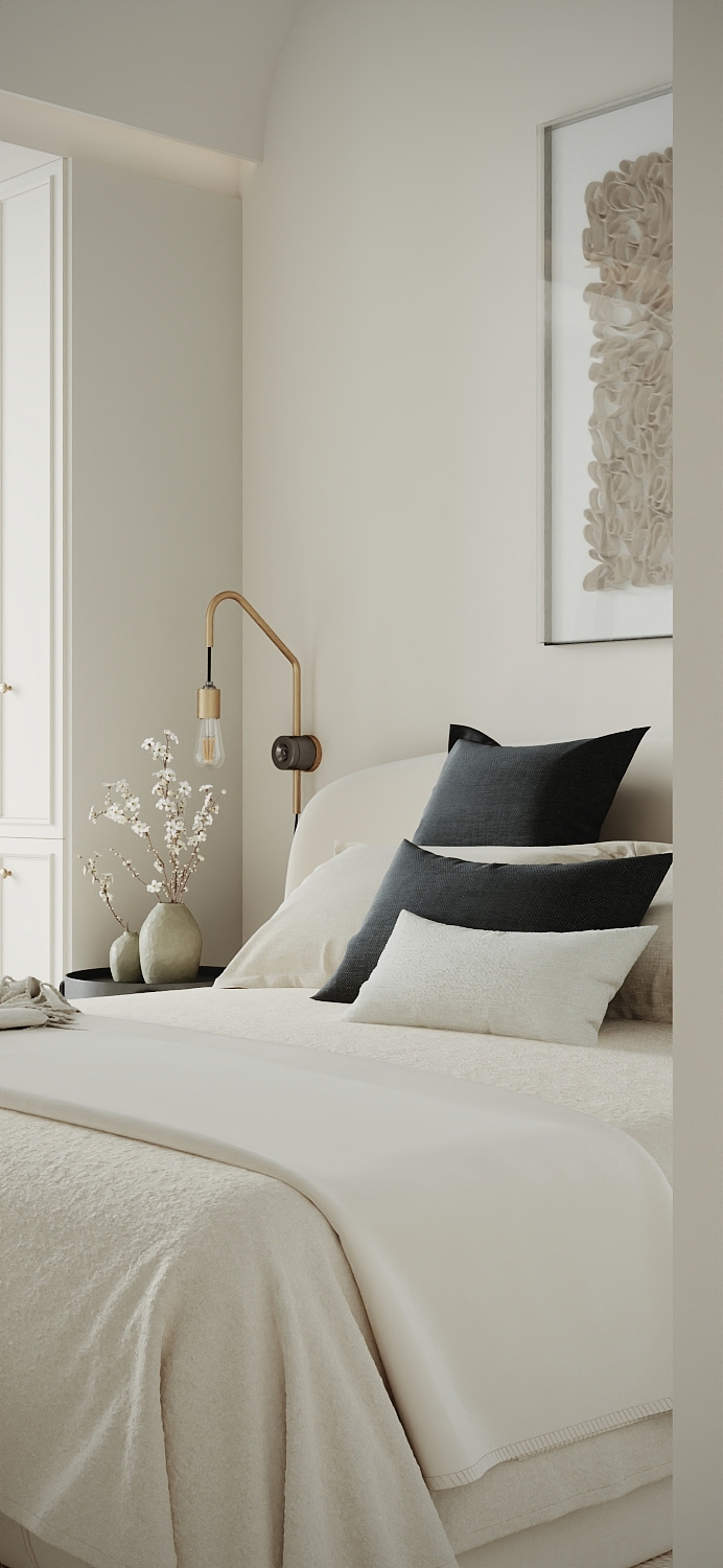 法式简约白|卧室