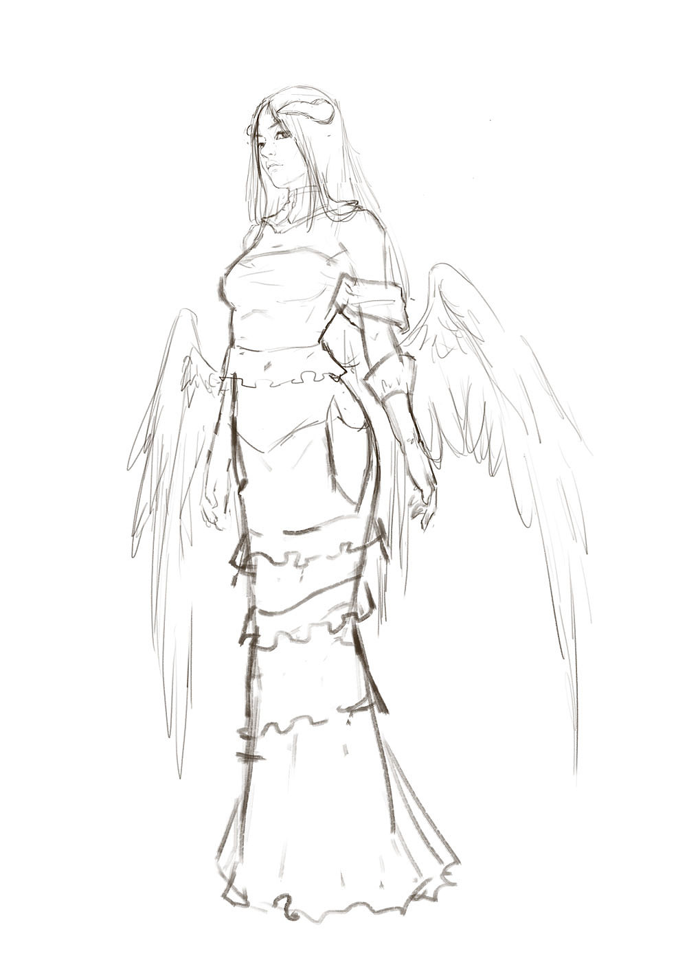 米罗老师overlord同人雅儿贝德的过程图赏析