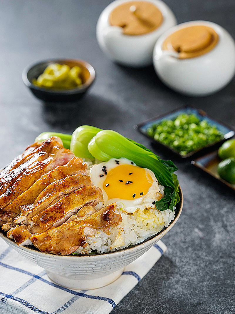烧肉饭拍摄美食摄影