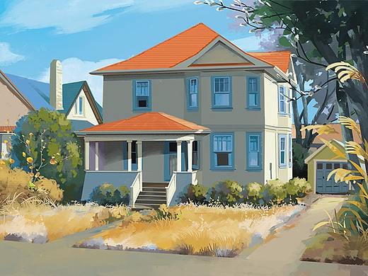 动漫风场景小练习