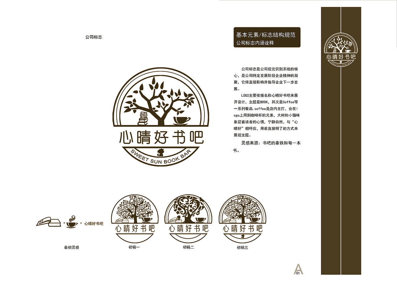 心晴好书吧VI手册基础部分（图ZMTUwNzExODk2） - 品牌 - 站酷设计师辛辛辛儿原创素材 - 站酷ZCOOL