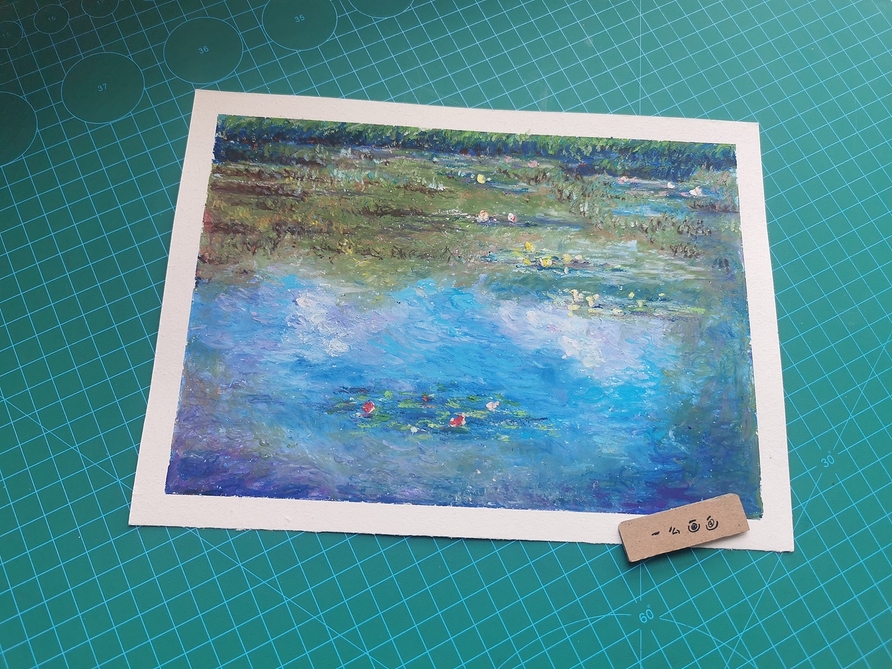 油画棒作品