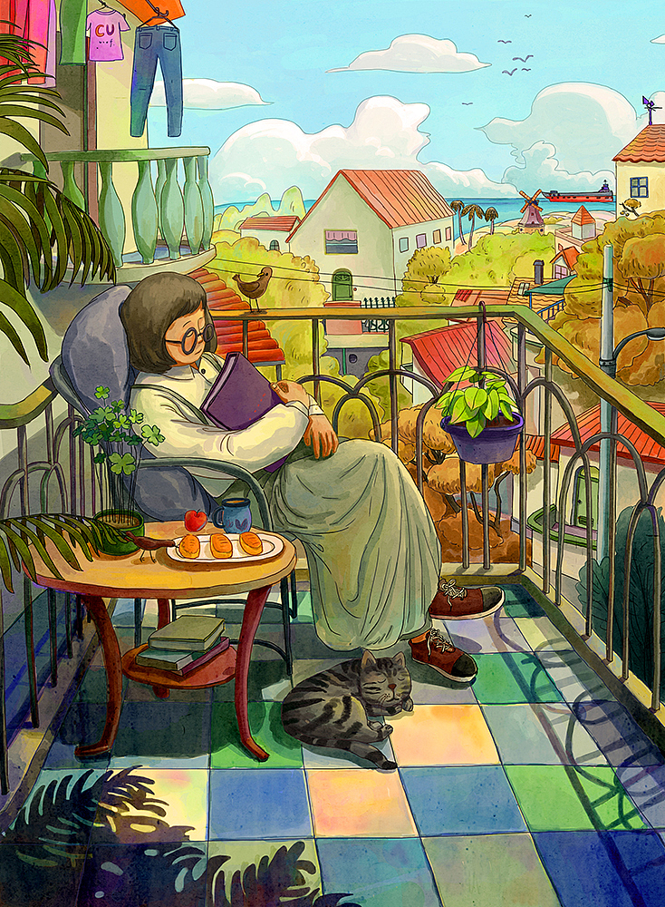 午后阳光！！！！（图ZNjEzNjgwMzY=） - 商业插画 - 站酷设计师Mr__z_原创素材 - 站酷ZCOOL
