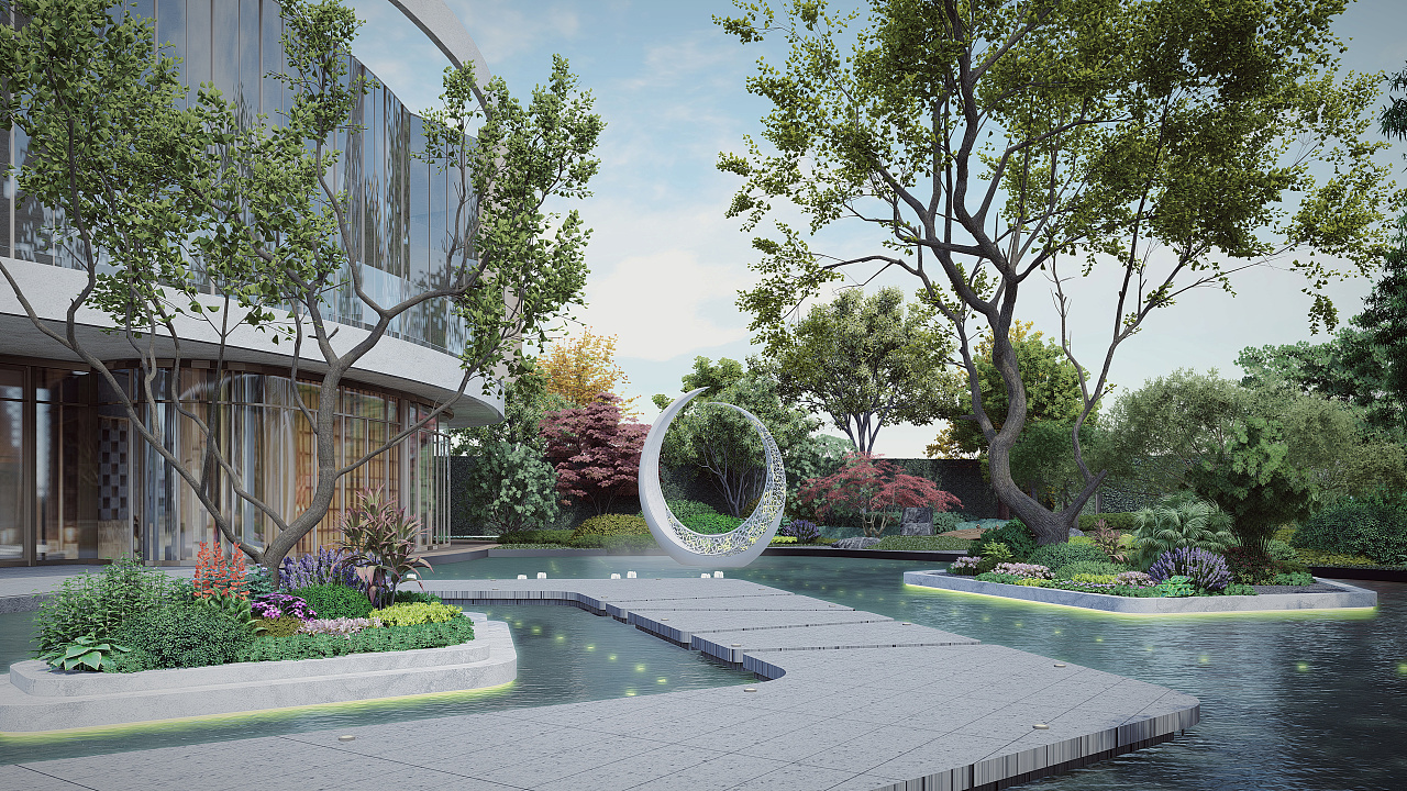 示范区林下花境设计|空间|景观设计|涂图徒秃 - 原创作品 - 站酷