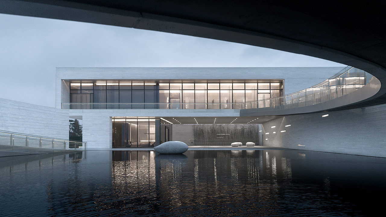 南昌万科华侨城纯水岸艺术展廊（图ZMjAwMzY5MjIw） - 环境/建筑摄影 - 站酷设计师行知影像XINZEE原创素材 - 站酷ZCOOL