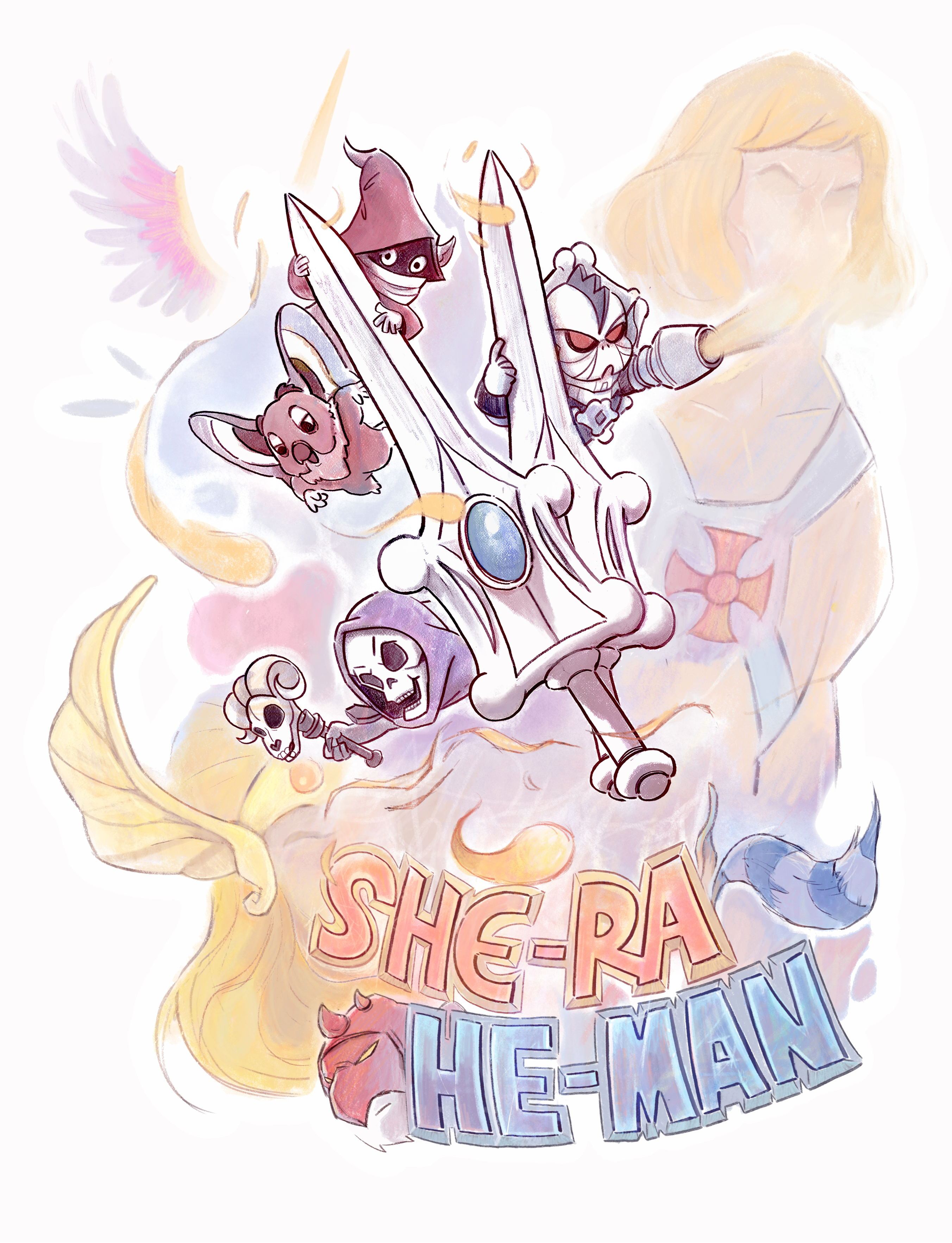 动画希瑞希曼纪念插画设计