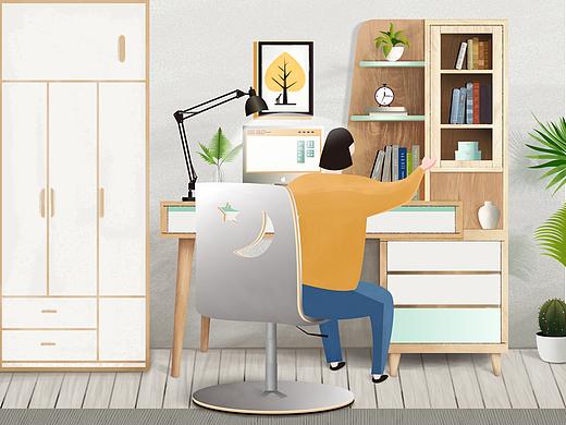 插画（个人主页-ZNDczMzYyMDA=） - 创作习作 - 站酷设计师UI设计师小颜原创素材 - 站酷ZCOOL