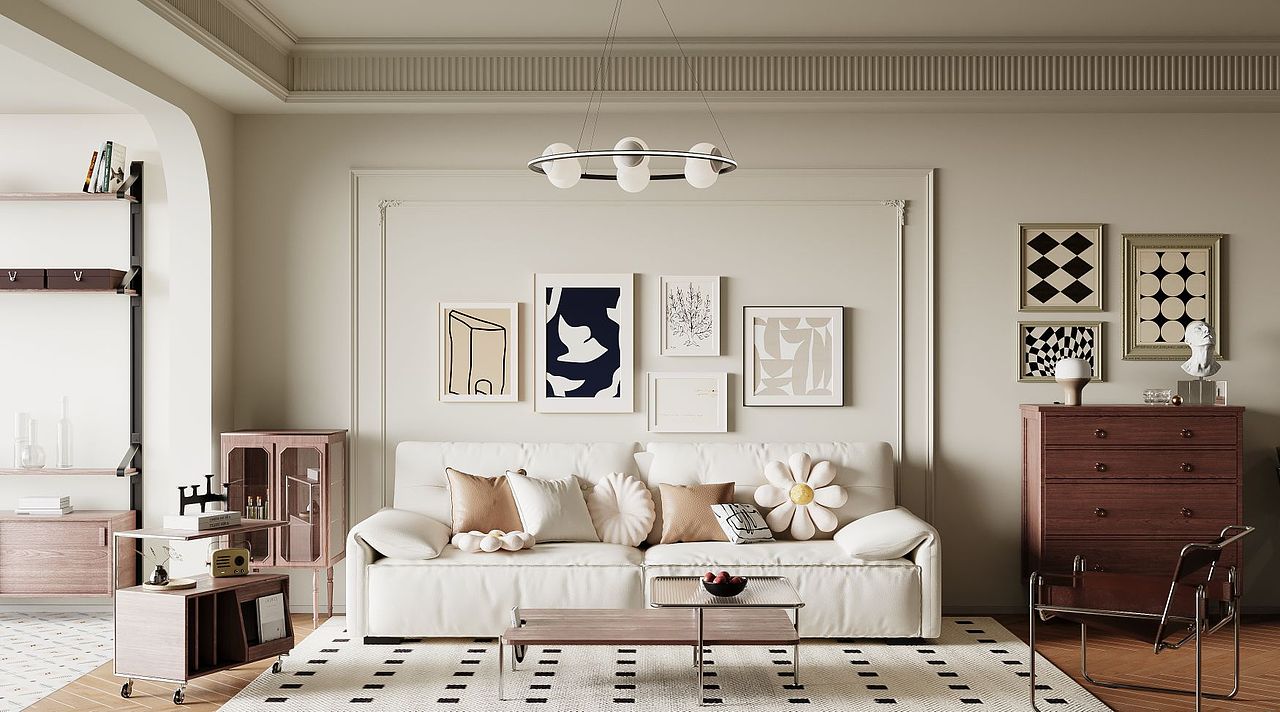 中古世纪 | 客餐厅效果图