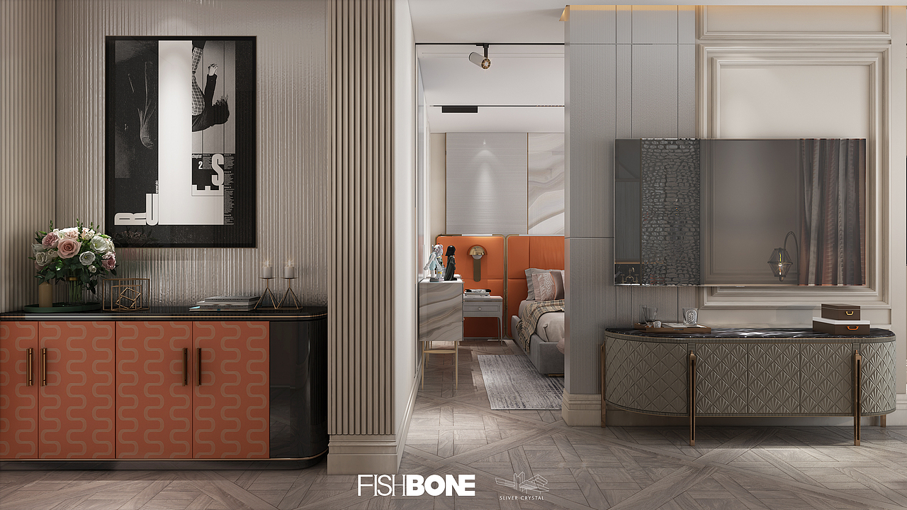 昆明鱼骨设计——春城首府Y府（图ZMjI5NDk1MTgw） - 家装设计 - 站酷设计师鱼骨设计事务所原创素材 - 站酷ZCOOL