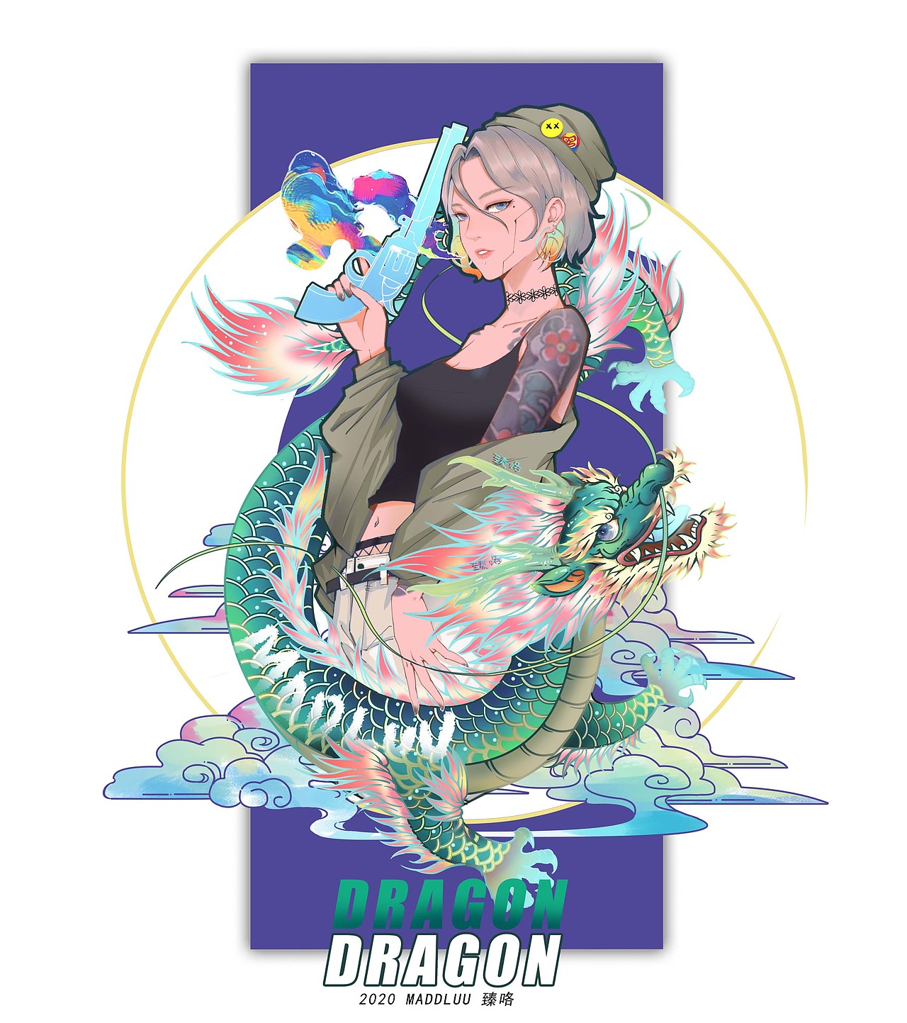 【DRAGON】-臻咯（图ZMjM1NDA4NDcy） - 商业插画 - 站酷设计师臻咯原创素材 - 站酷ZCOOL