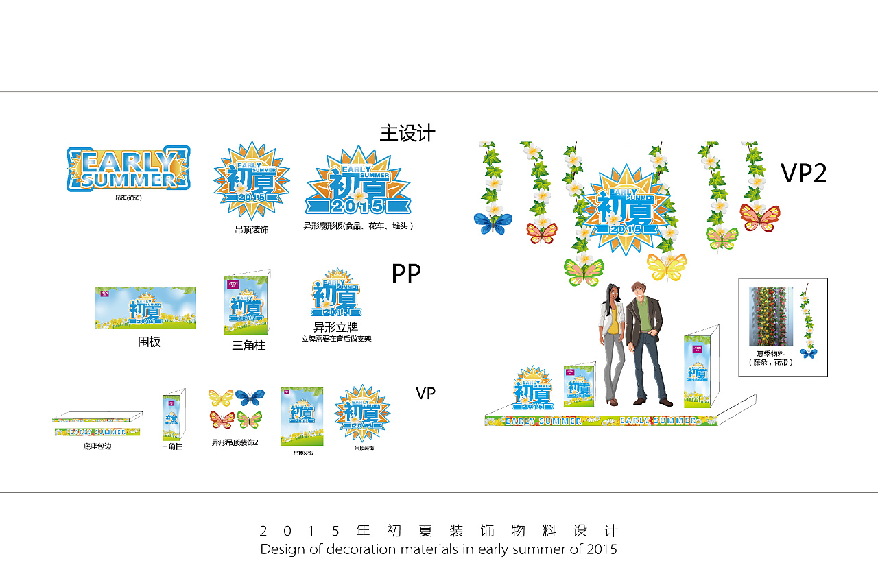 永旺卖场装饰设计及设计物料