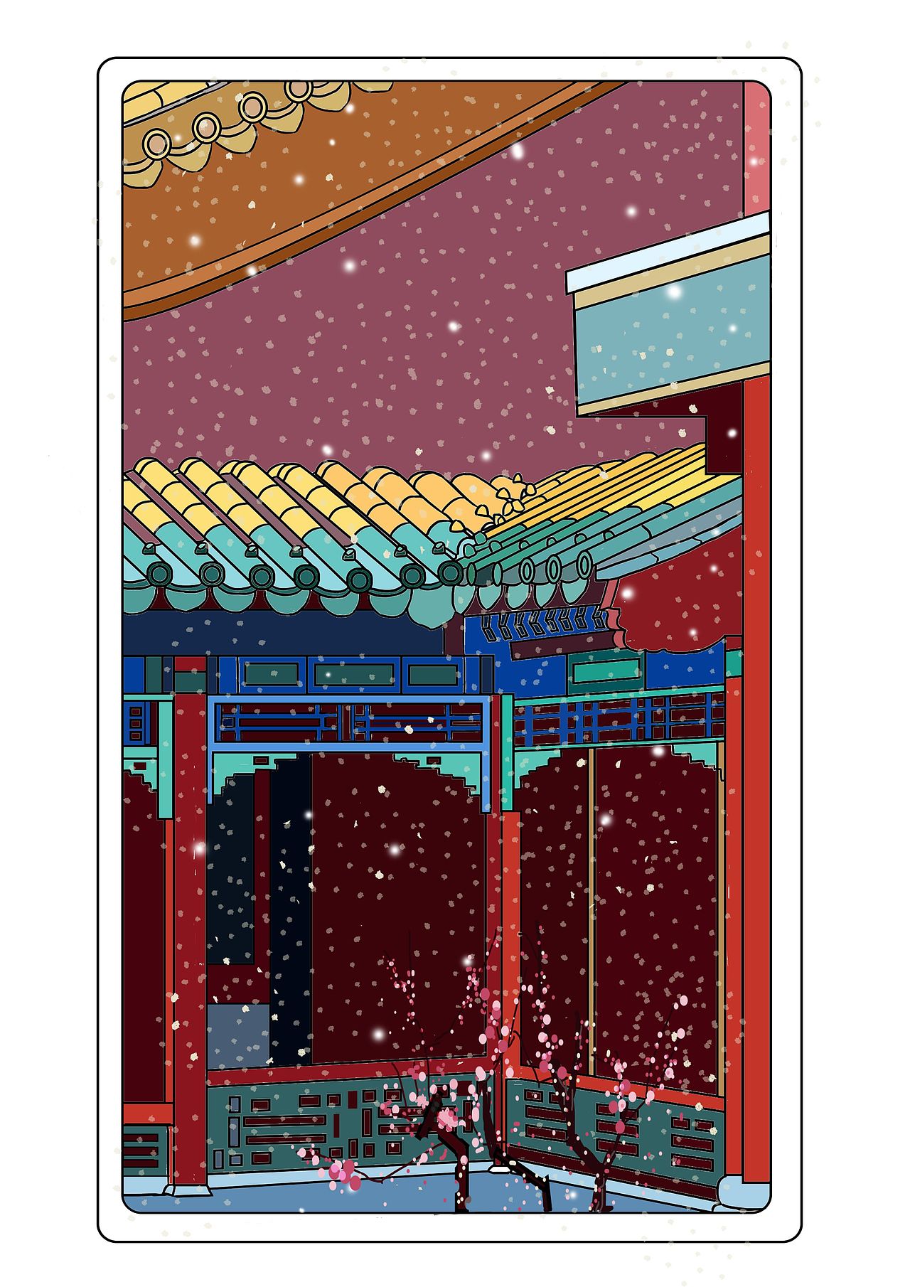 故宮（圖ZMTg2NjMxNjYw） - 創(chuàng)作習(xí)作 - 站酷設(shè)計師MsPan原創(chuàng)素材 - 站酷ZCOOL