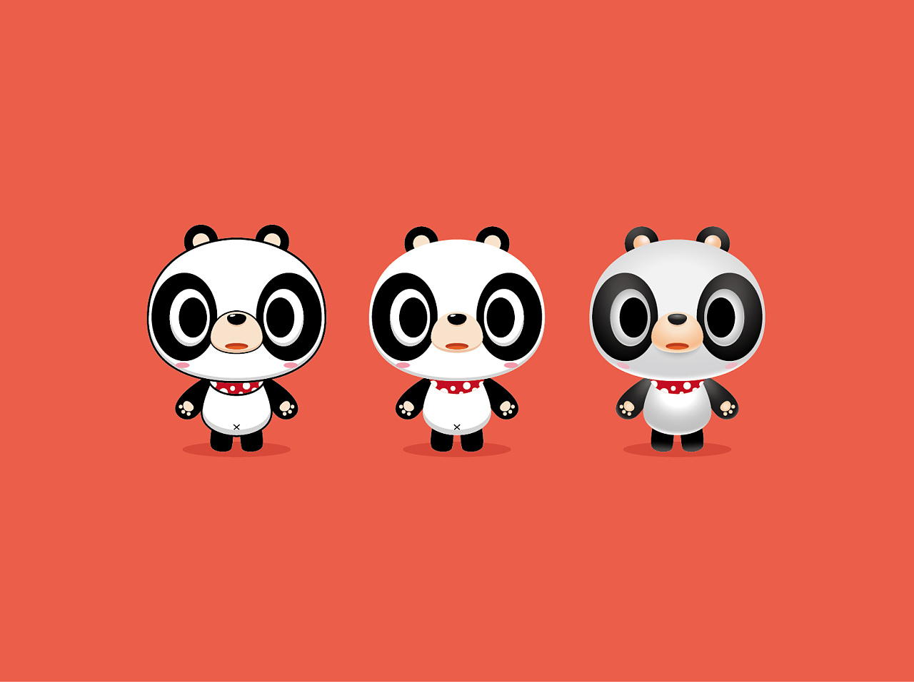 包子老师ip熊猫临摹学习