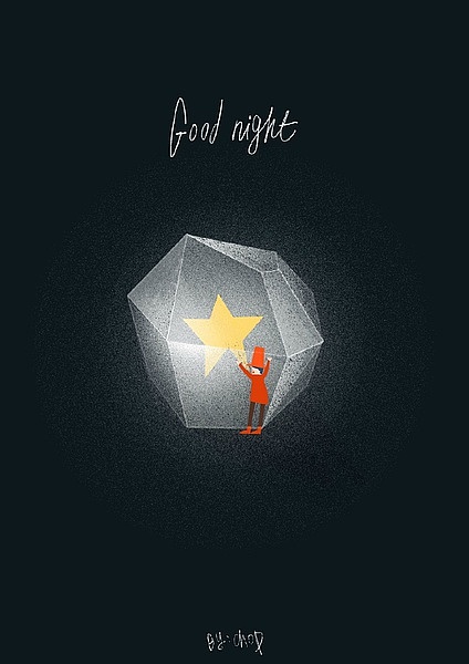 晚安集（十七）（图ZNzI4NzgyMjA=） - 商业插画 - 站酷设计师排骨chop原创素材 - 站酷ZCOOL