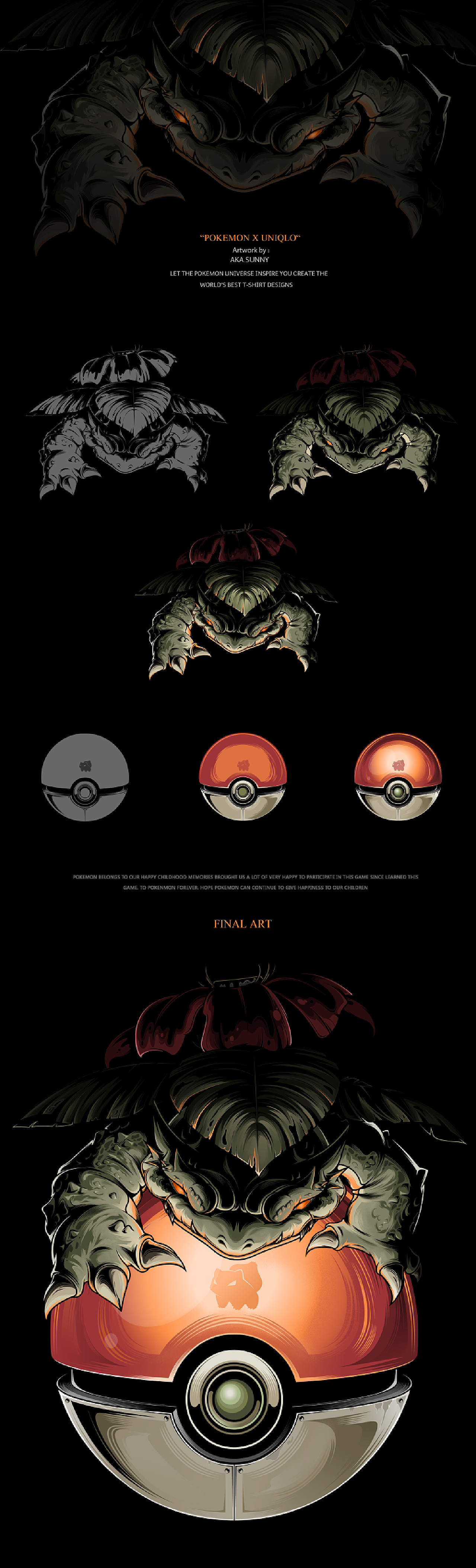 UTGP'19NINTENDO X UNIQLO POKEMON DESIGNCOMPET
