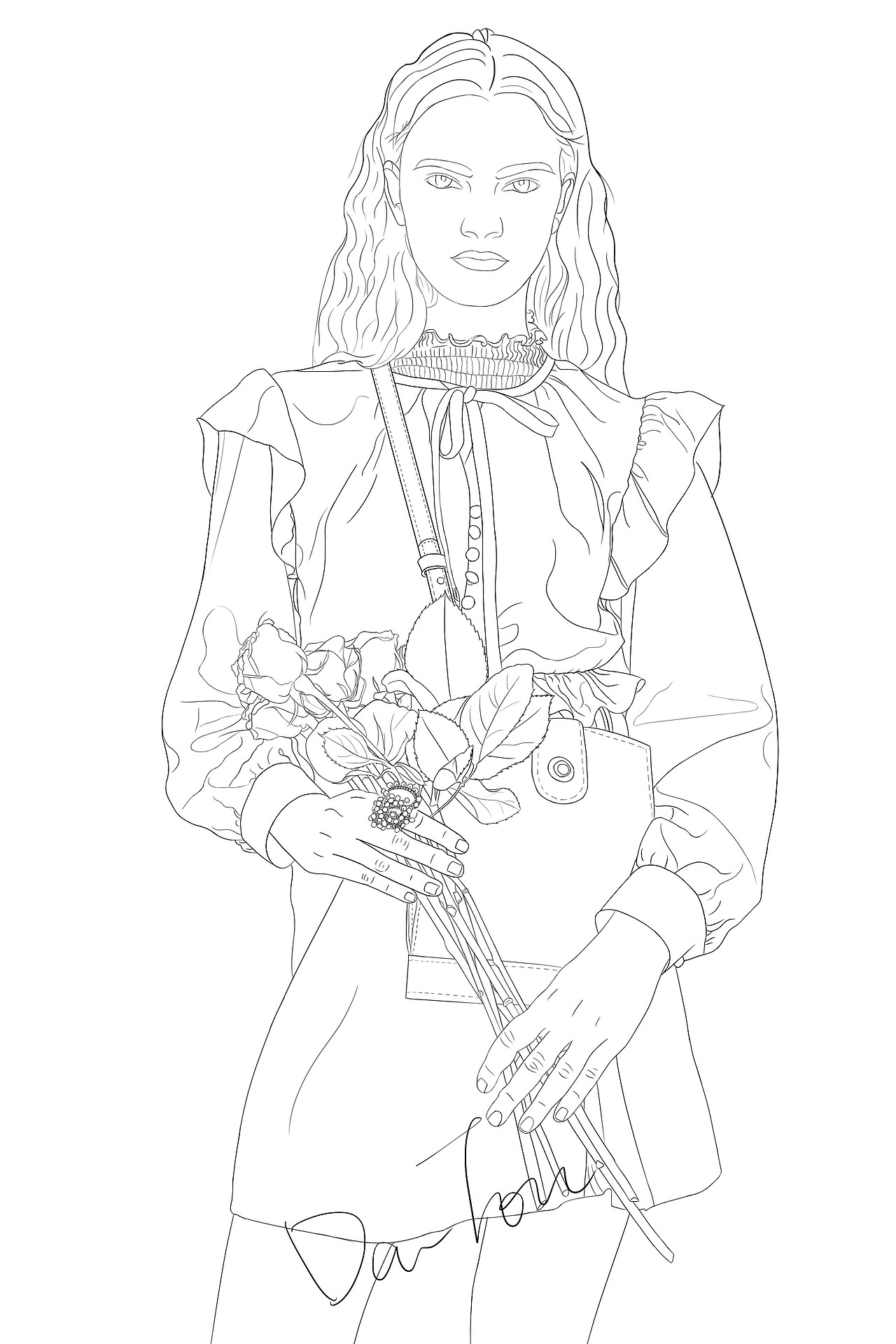 线稿-上色练习（图ZMjYyNjQ2MDI4） - 创作习作 - 站酷设计师不是大头D_T原创素材 - 站酷ZCOOL