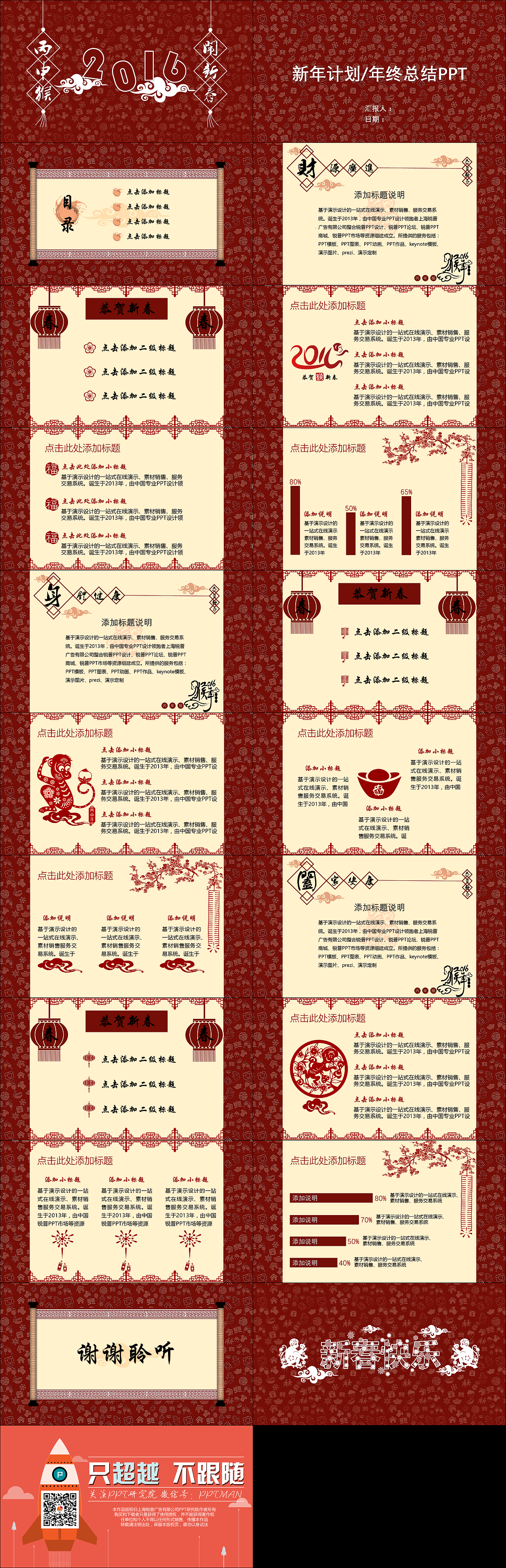 新春猴年PPT（图ZNDE5NDYyMzI=） - PPT/Keynote - 站酷设计师朱提子原创素材 - 站酷ZCOOL