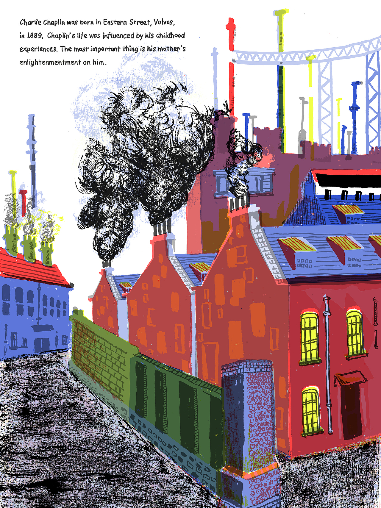 卓别林人物传记式绘本（图ZMTYwODcxNDky） - 艺术插画 - 站酷设计师DoubleSY原创素材 - 站酷ZCOOL