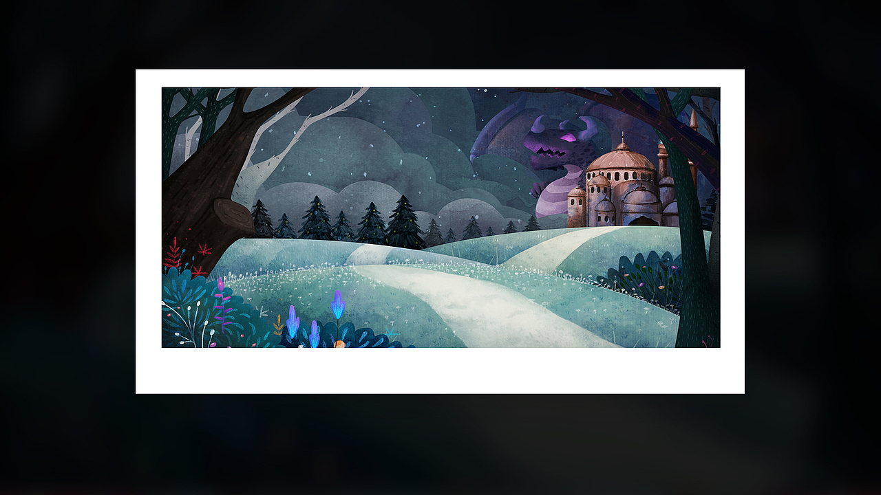 最开始进行的不修改的测试稿子，选择自己比较喜欢的色调。