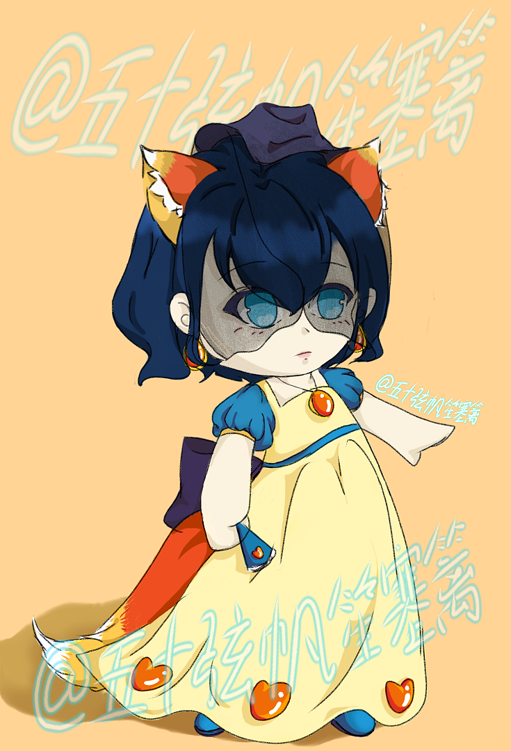 q版人物白雪公主元素