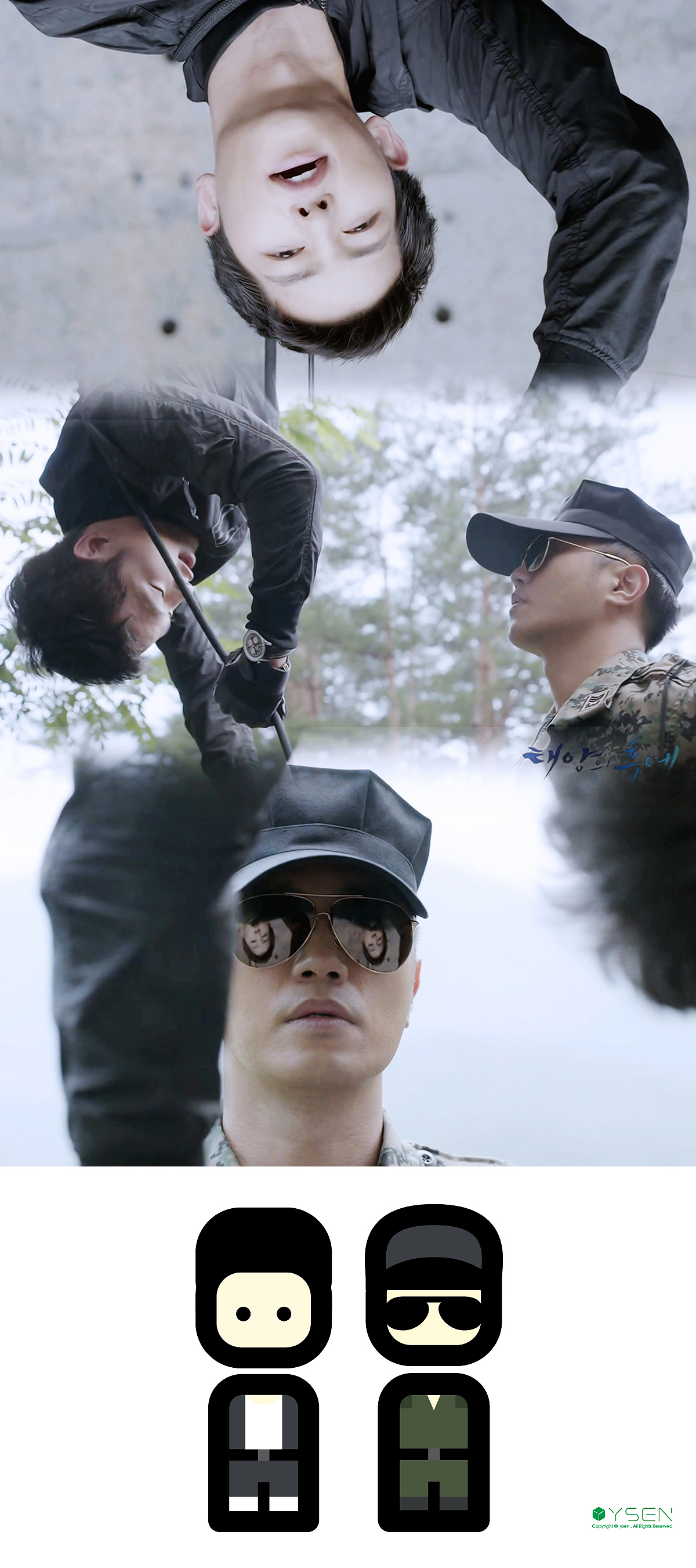 太阳的后裔-公仔-战友篇（图ZNDY0NTIyMTY=） - 图案 - 站酷设计师forestsen原创素材 - 站酷ZCOOL