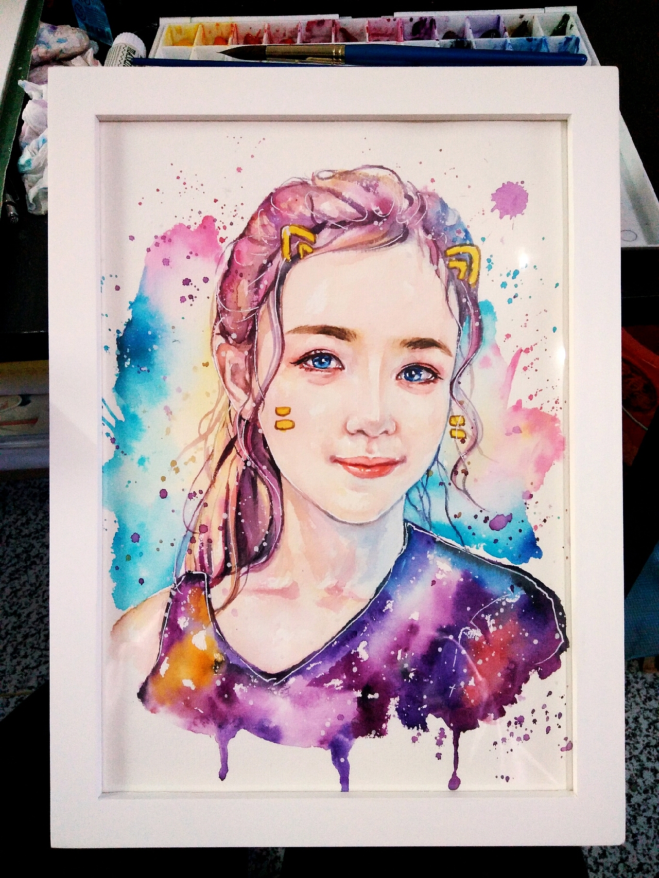 七夕情人節(jié)禮物（圖ZMTIzMzkwODAw） - 繪畫 - 站酷設計師龔靜水彩畫原創(chuàng)素材 - 站酷ZCOOL