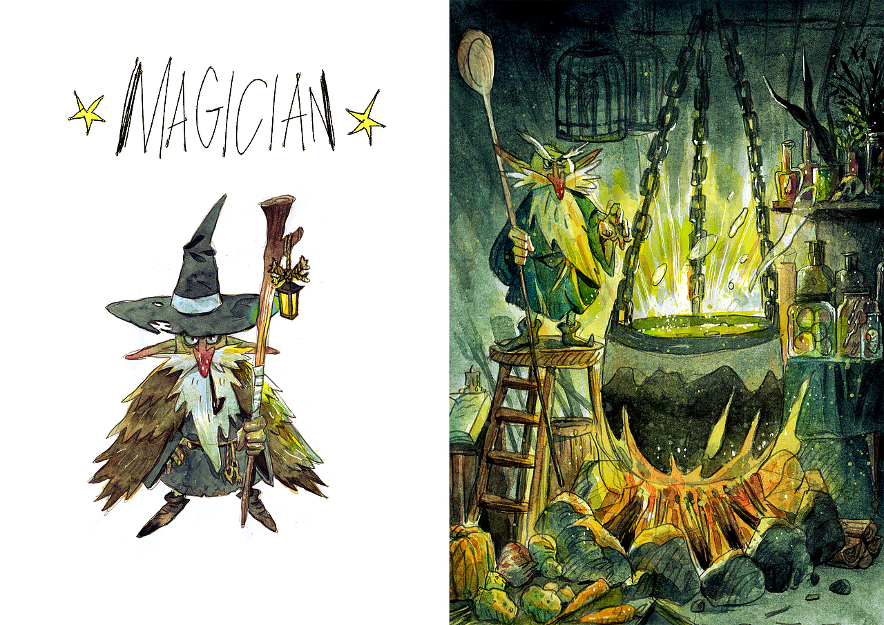 黑森林废稿（图ZMTQ2NjMyNTEy） - 商业插画 - 站酷设计师SE7EN七月原创素材 - 站酷ZCOOL