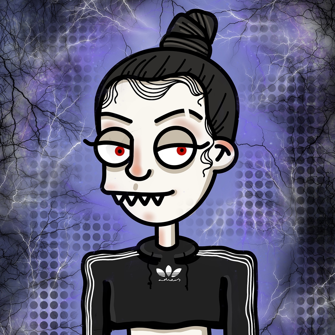 《红眼病百人斩斩斩》（图ZMjcxOTE1MDky） - 艺术插画 - 站酷设计师毛毛毛毛密密麻麻原创素材 - 站酷ZCOOL