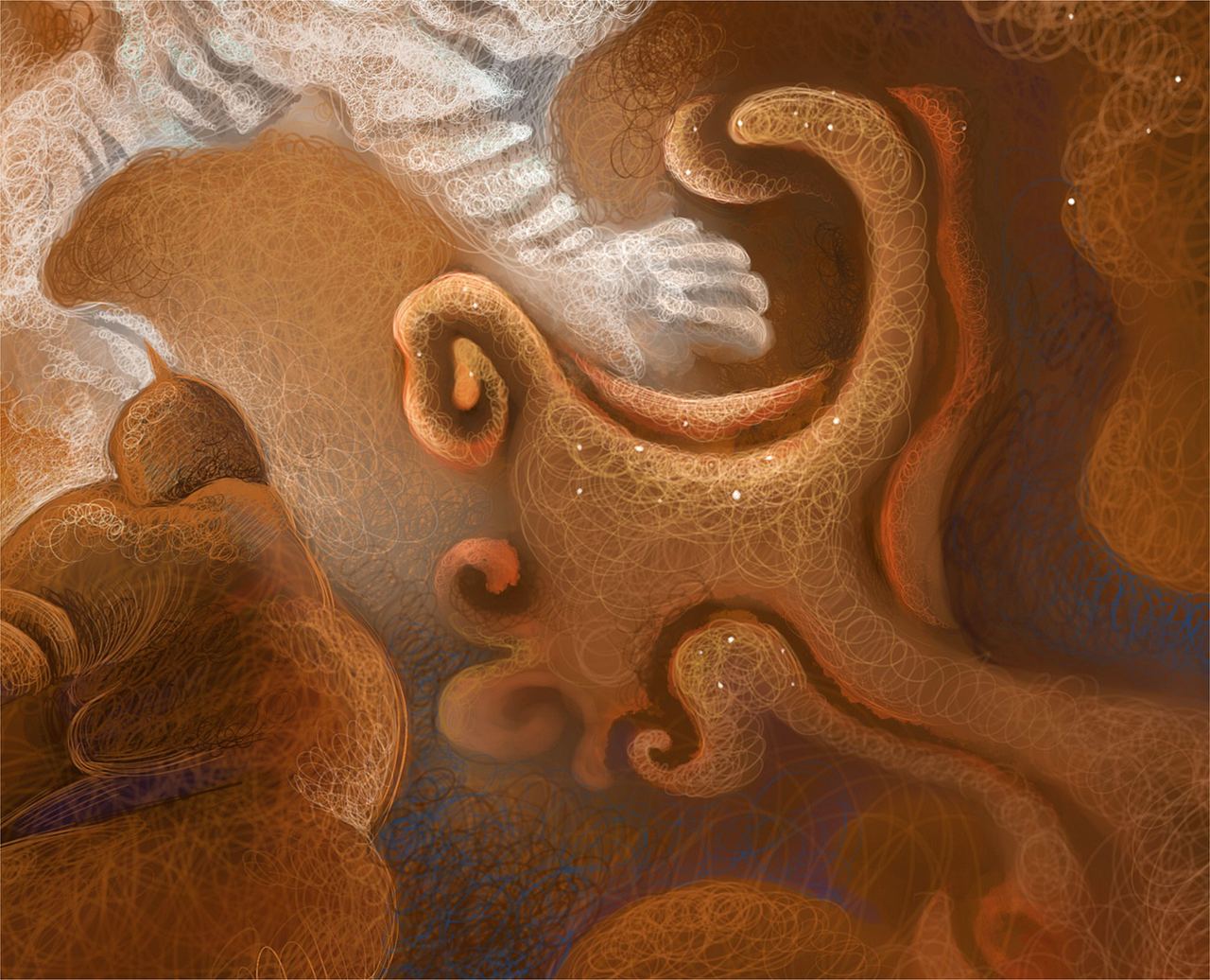 《五星出东方利中国》神兽插画