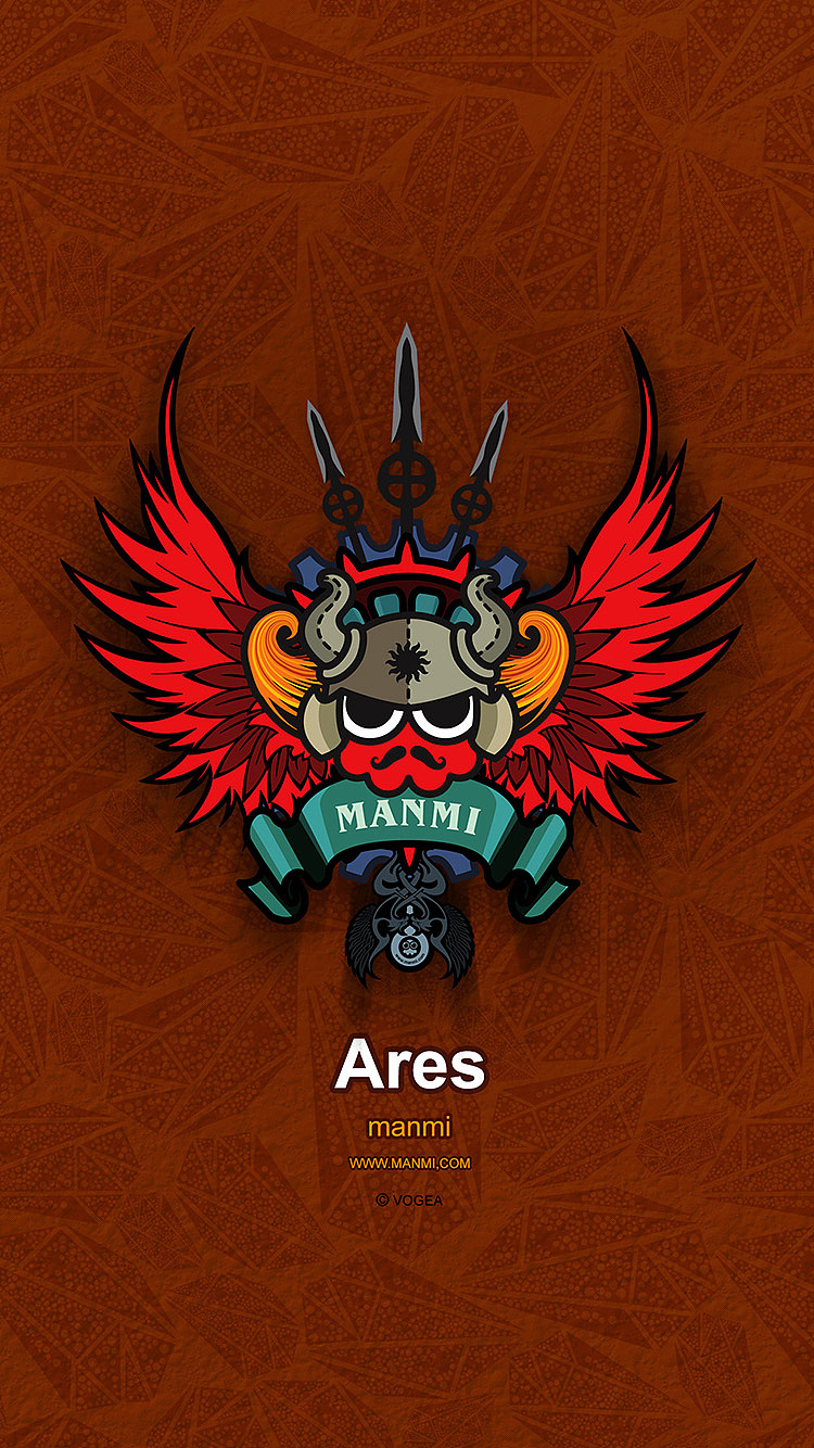 章小漫十二诸神系列壁纸（含pc壁纸、安卓壁纸、iPhone壁纸）（图ZNDM2Mjc2MjQ=） - 闪屏/壁纸 - 站酷设计师奉全文化原创素材 - 站酷ZCOOL