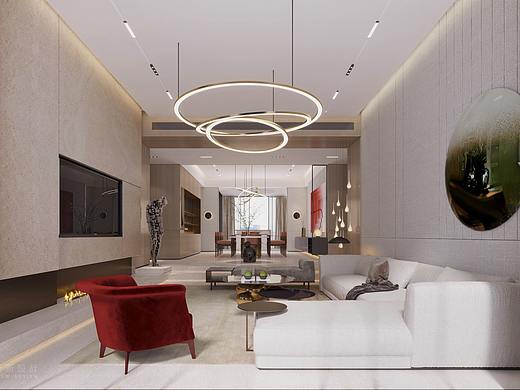 300㎡现代混搭风住宅 | AND壹新设计