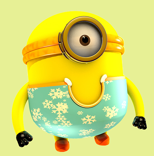 小黄人建模（图ZMTAwNjQ3Mjc2） - 动画片 - 站酷设计师大山上的小土堆原创素材 - 站酷ZCOOL