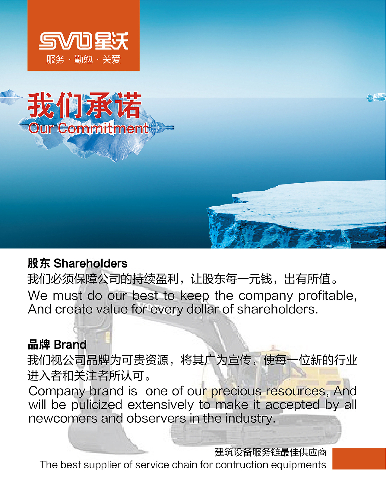 星沃企业文化展板