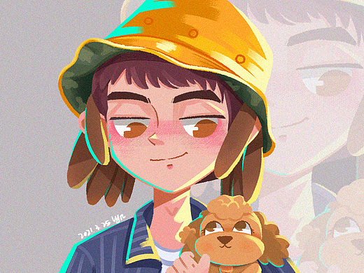 人物头像（个人主页-ZNTU4NjkyNjA=） - 儿童插画 - 站酷设计师禾苗的苗原创素材 - 站酷ZCOOL