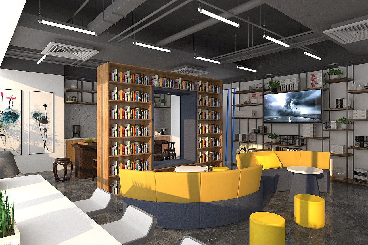 书吧（图ZMjg0ODg1MDg4） - 其他空间 - 站酷设计师汪建成Besos原创素材 - 站酷ZCOOL