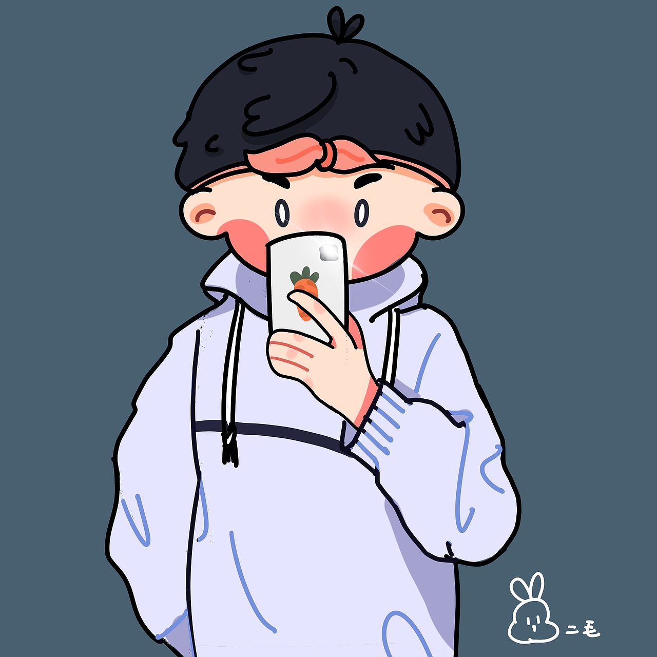 之前的ipad 摸鱼（图ZMjE2MDg1ODQ0） - 商业插画 - 站酷设计师二毛大帅比原创素材 - 站酷ZCOOL