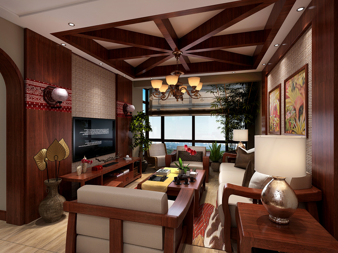 东南亚风格|空间|室内设计|LeungManHo - 原创作品 - 站酷 (ZCOOL)