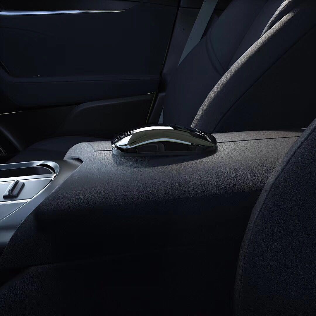 车载空气净化器——三维建模渲染