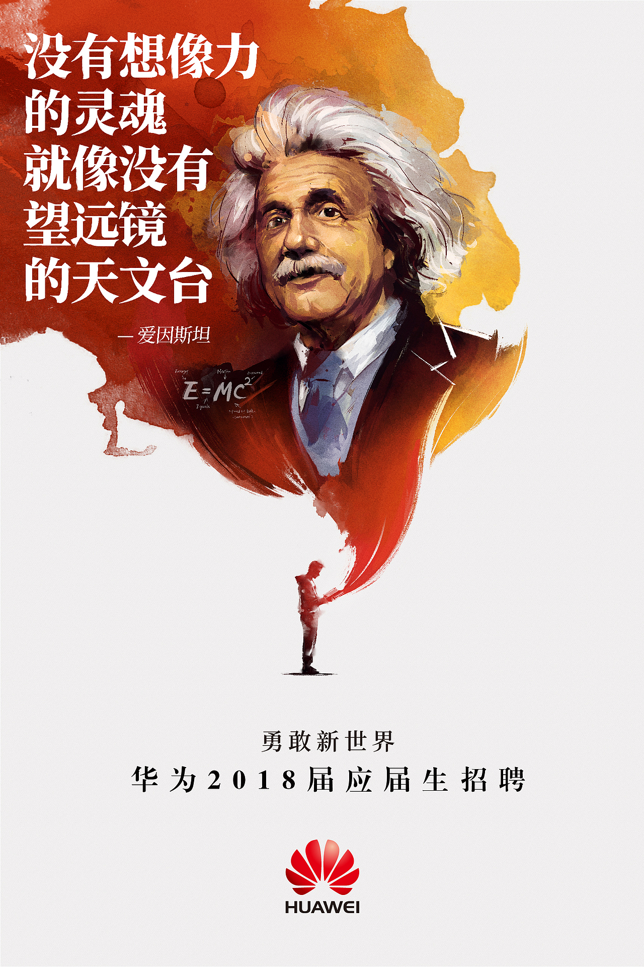 华为2018校招海报