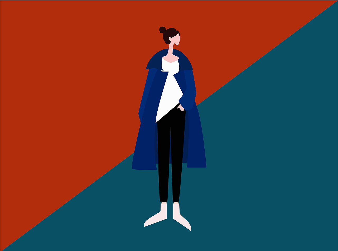 扁平化人物临摹