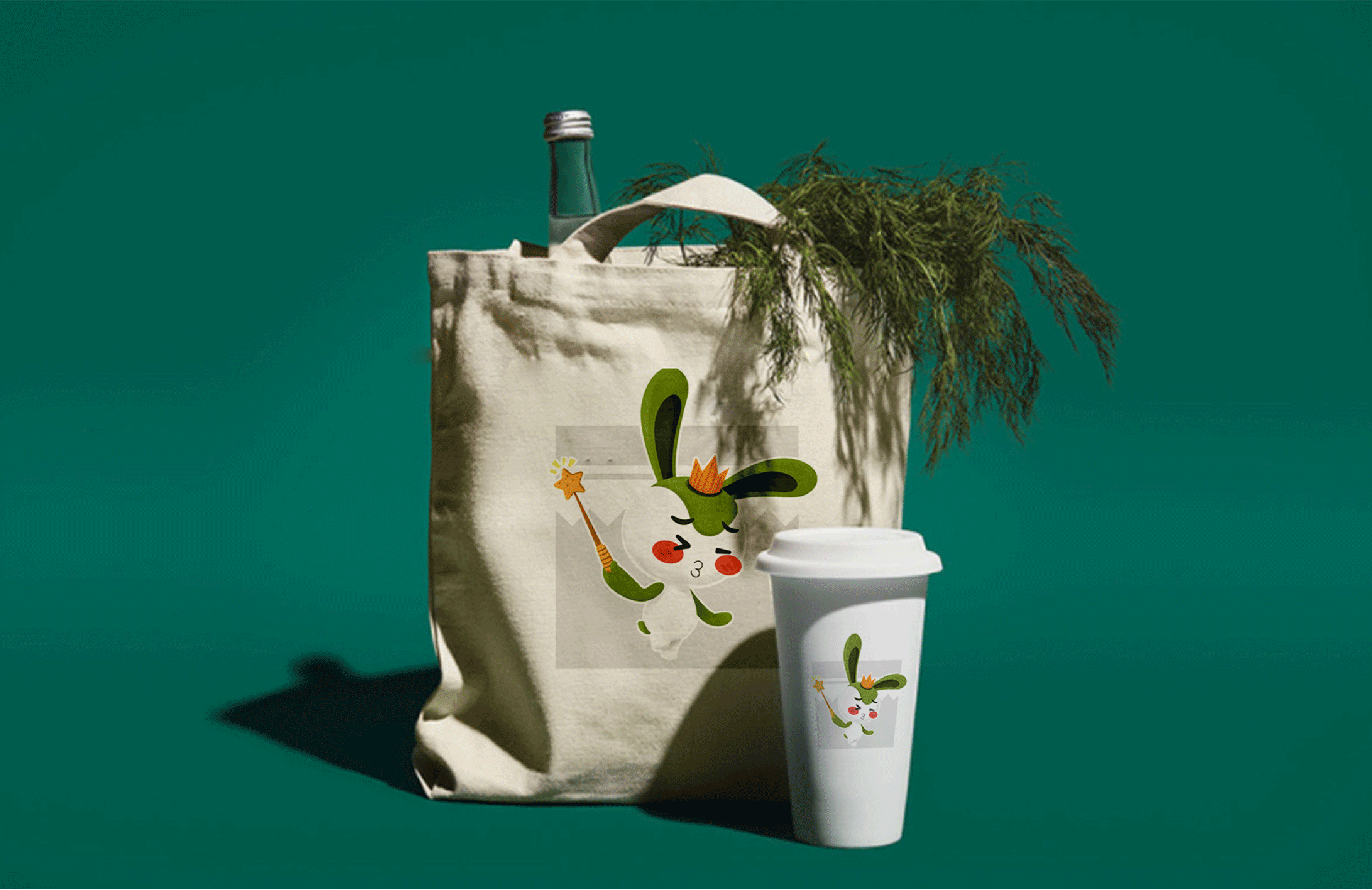 千小兔小插画图形延展