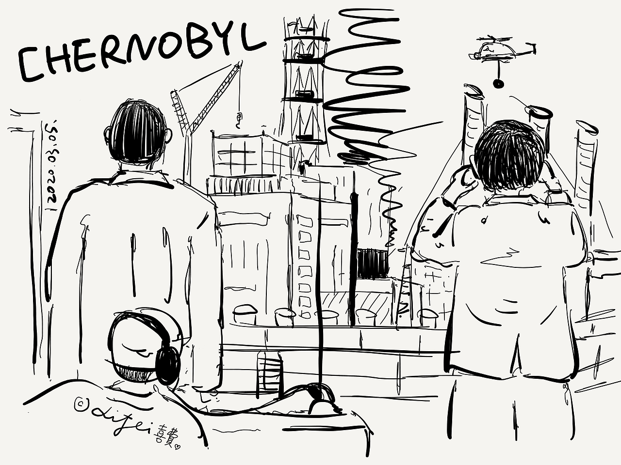 切尔诺贝利 |速写练习(九图)