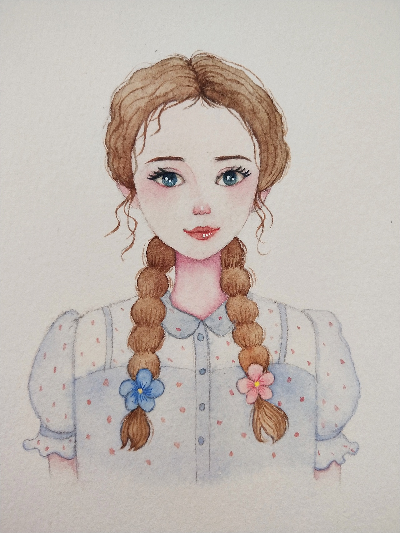 水彩人物练习|插画|创作习作|lying1016_临摹作品-站酷zcool