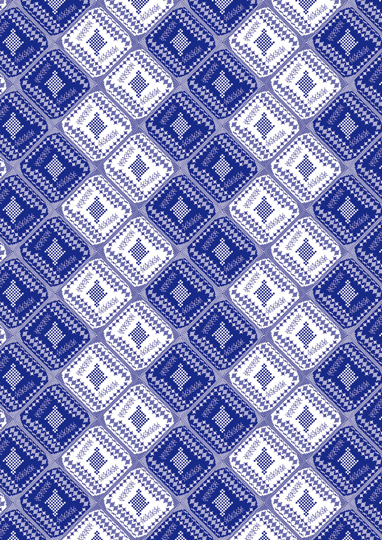 传统土布纹样视觉化系列三