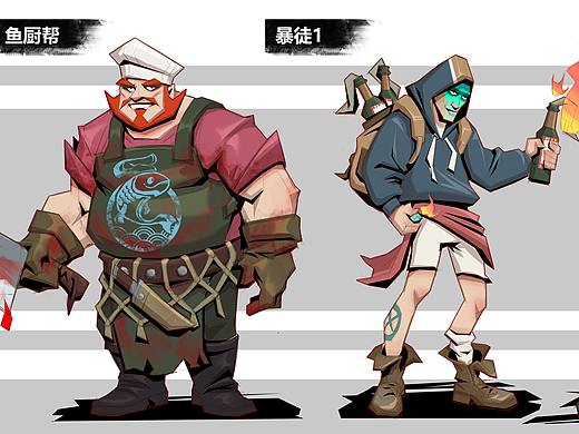暴徒系列（個(gè)人主頁-ZNTU2NzA0ODg=） - 游戲原畫 - 站酷設(shè)計(jì)師咕嚕牛DZF原創(chuàng)素材 - 站酷ZCOOL