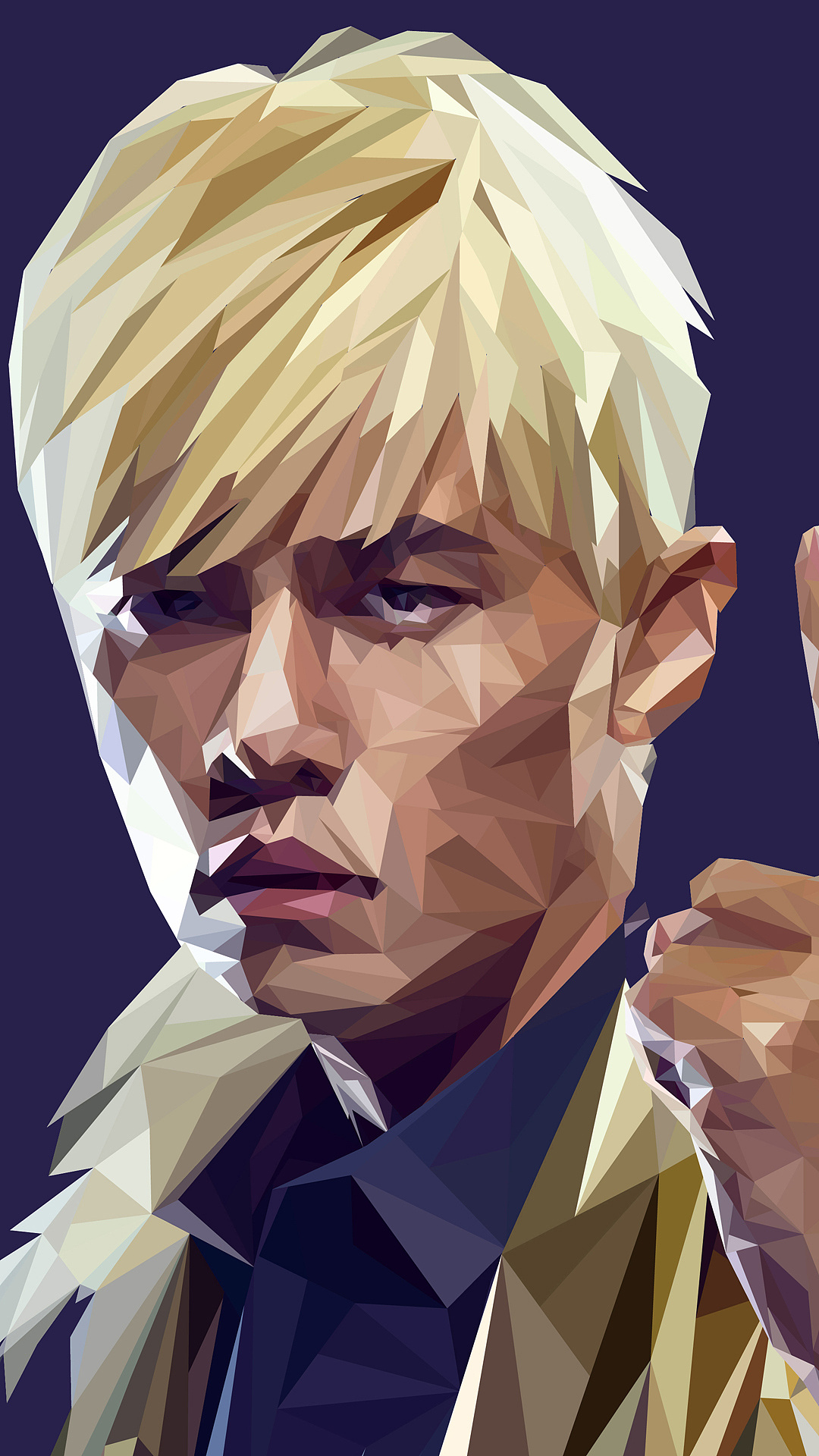 周杰伦矢量风格插画